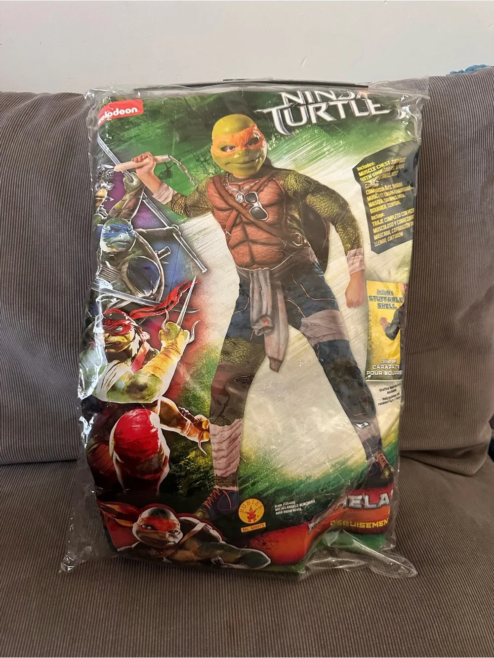 Teenage Mutant Ninja Turtles Michelangelo Halloween costume kids size large